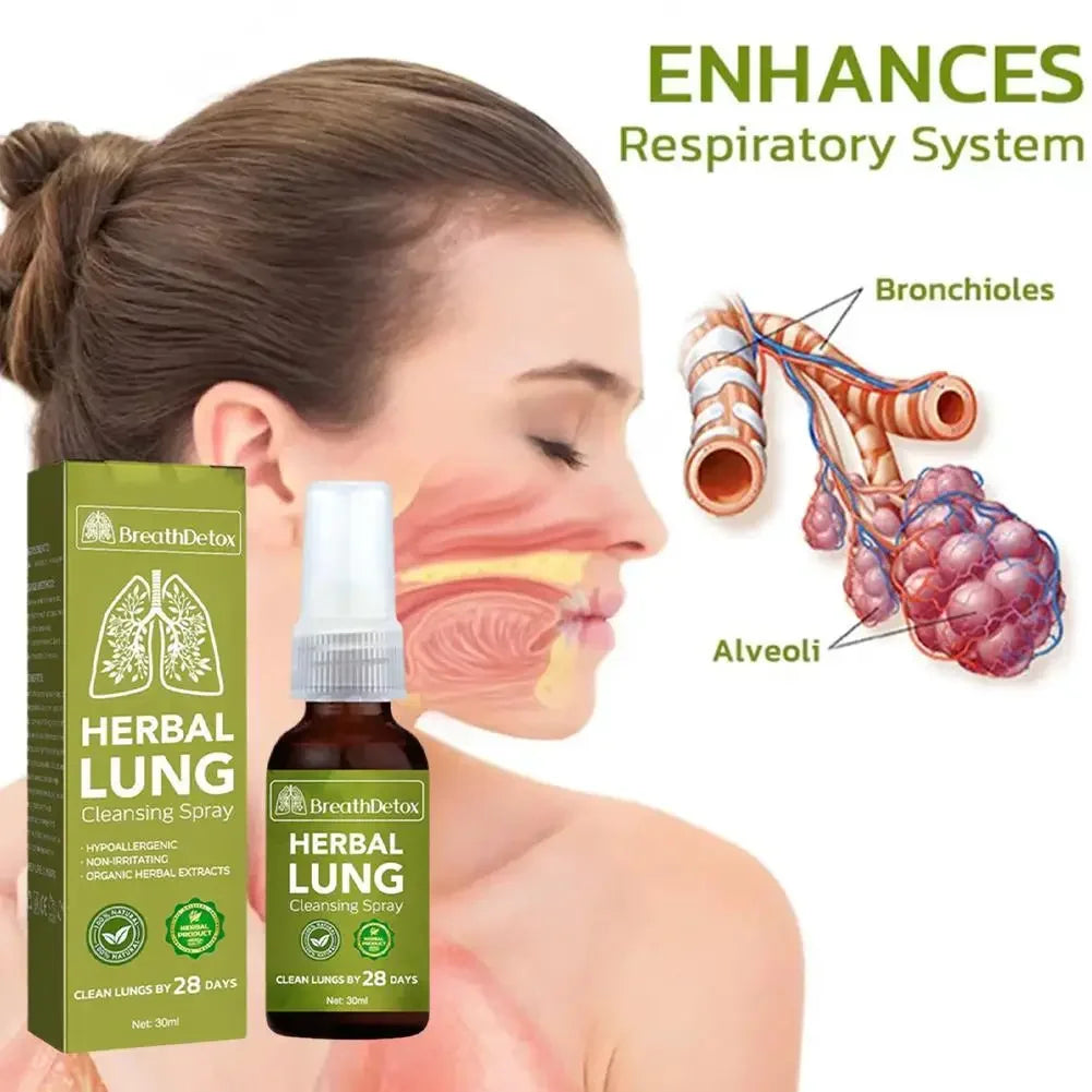 Natural Lung Cleansing Spray for Respiratory Health
